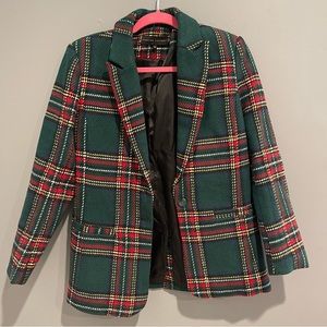 Plaid Blazer